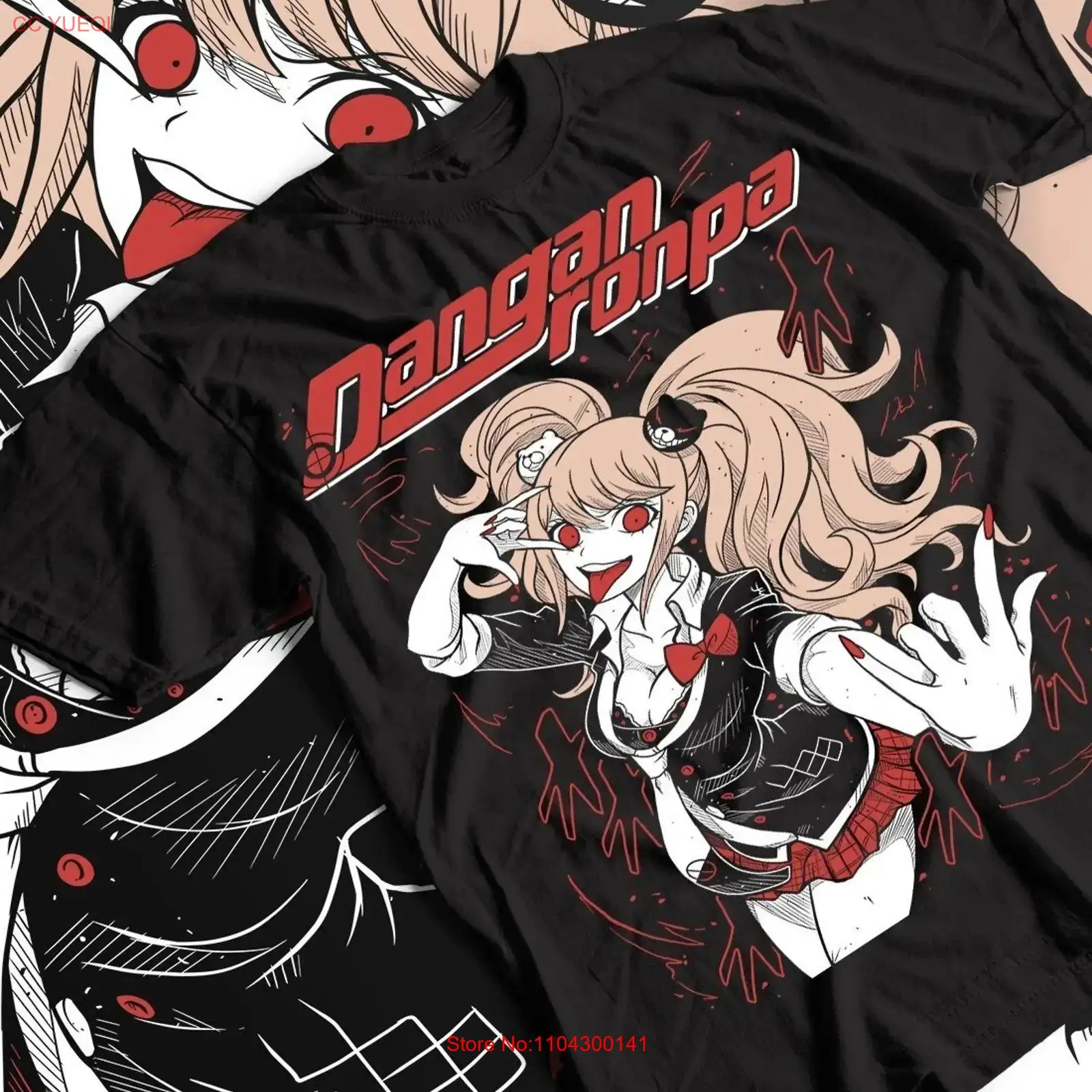 Anime Merchandise Men - 애니메이션 티셔츠 Junko Enoshima Danganronpa Funny