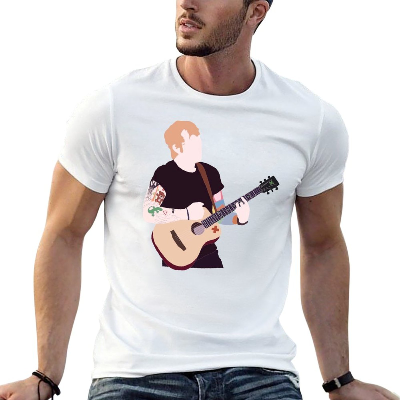 Anime Merchandise T-Shirts - 에드 시리안의 공식 상품 티셔츠 면
