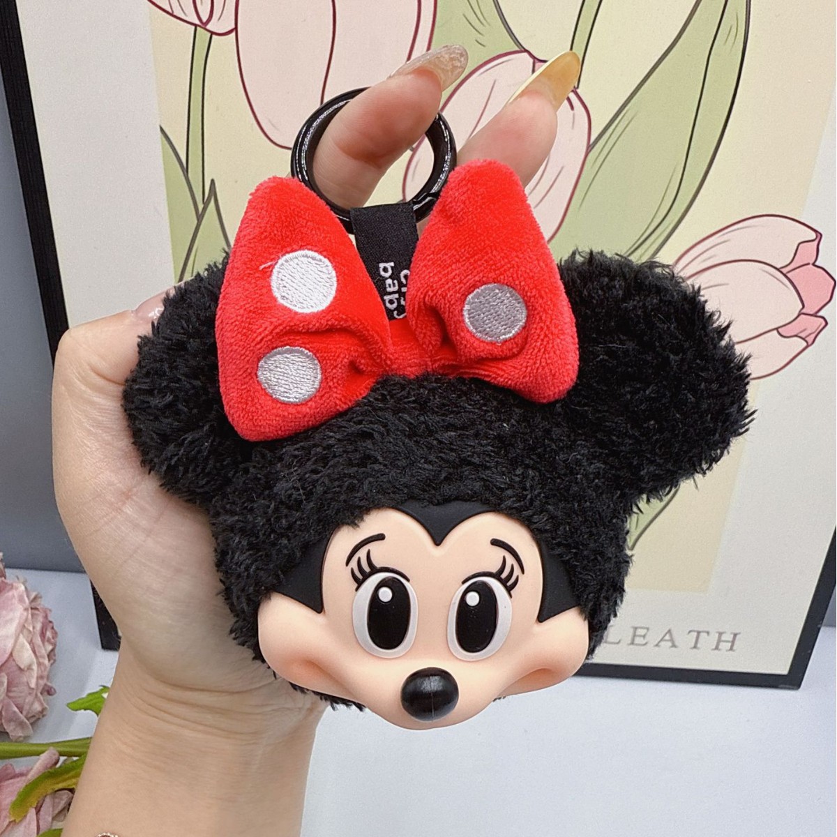 Anime Merchandise Keychains - 미키 미니 봉제 인형 키체인 귀여운