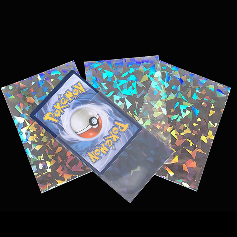 Collector Card Sleeve - 50pcs 소프트 트레이딩 레이저 카드 필름