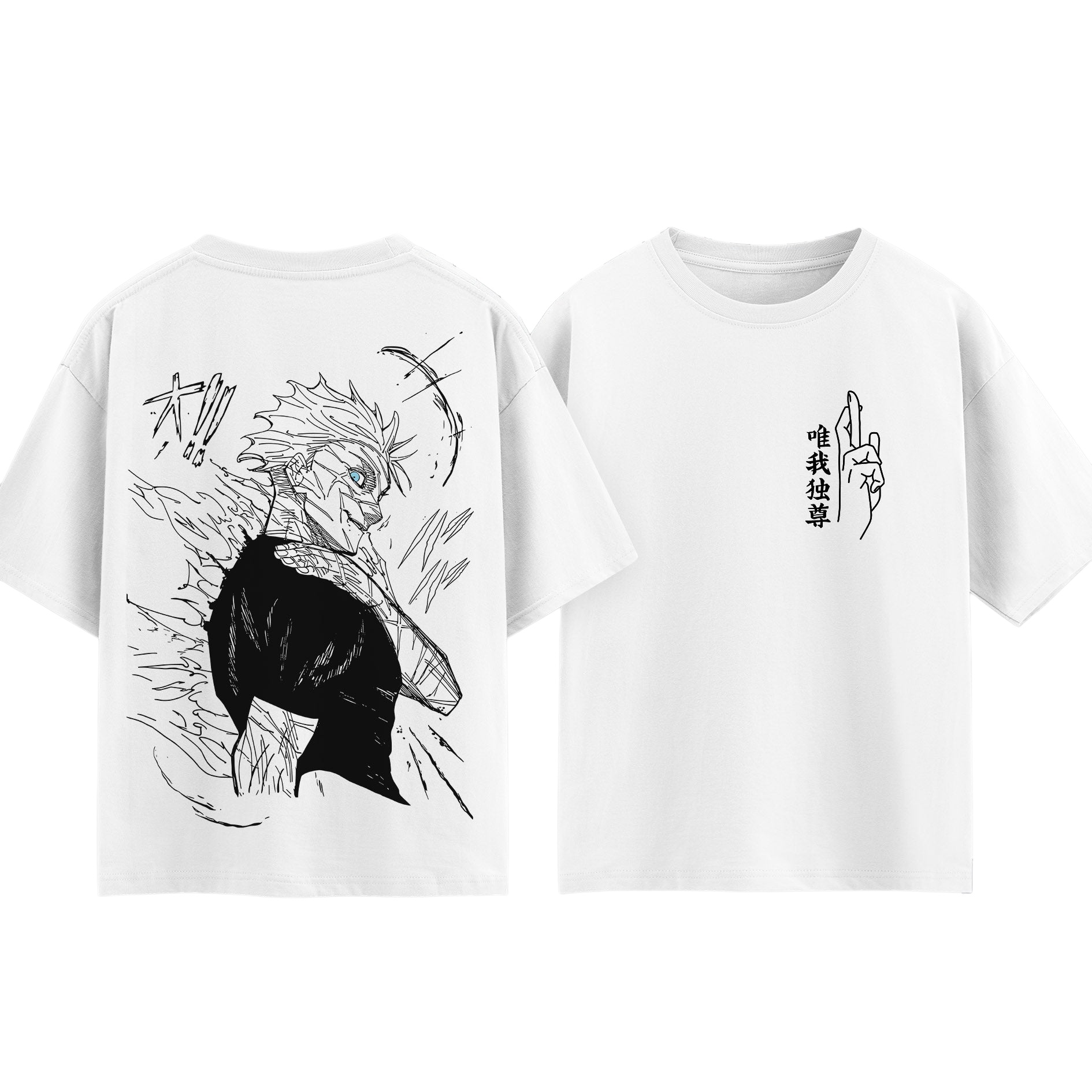 Anime Merchandise Men - 애니메이션 Jujutsu Kaisen Gojo Satoru 티셔츠
