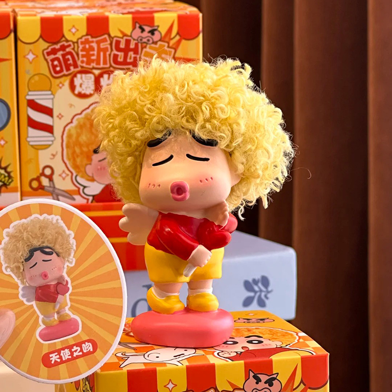 초보자 공격 아프로 크레용 신짱 블라인드 박스 피규어  - Anime Merchandise Men 리뷰 및 가격