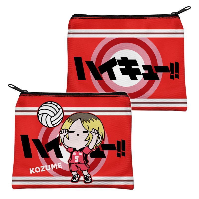 하이큐 애니메이션 만화 상품 휴대용 캔버스 지퍼 동전  - Anime Merchandise Haikyuu 리뷰 및 가격