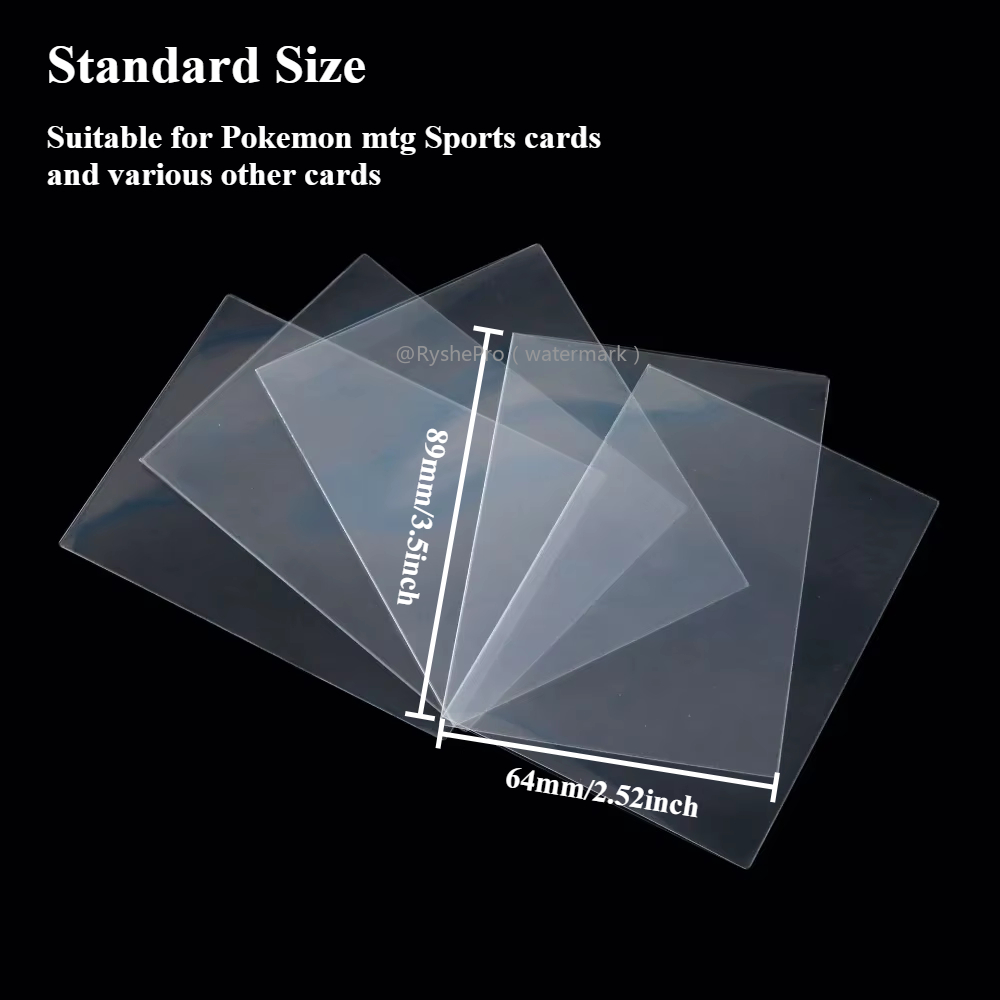 100개 트레이딩 카드 슬리브 부드럽고 투명하며 더블  - Collector Card Sleeve 리뷰 및 가격