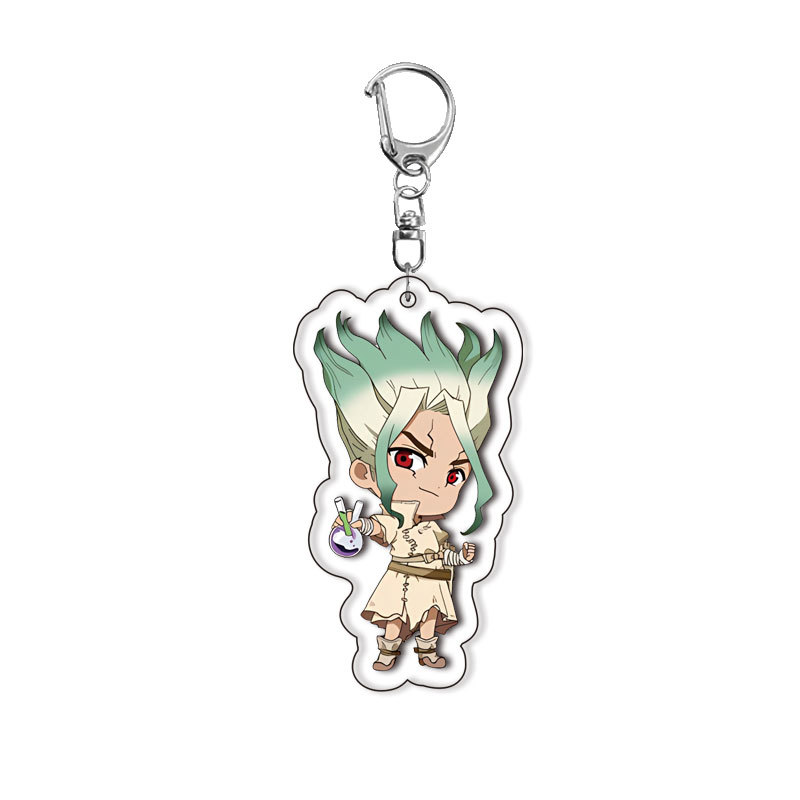 닥터 스톤 센쿠 이시가미 코하쿠 양면 아크릴 키체인 애 - Anime Merchandise Keychains 리뷰 및 가격