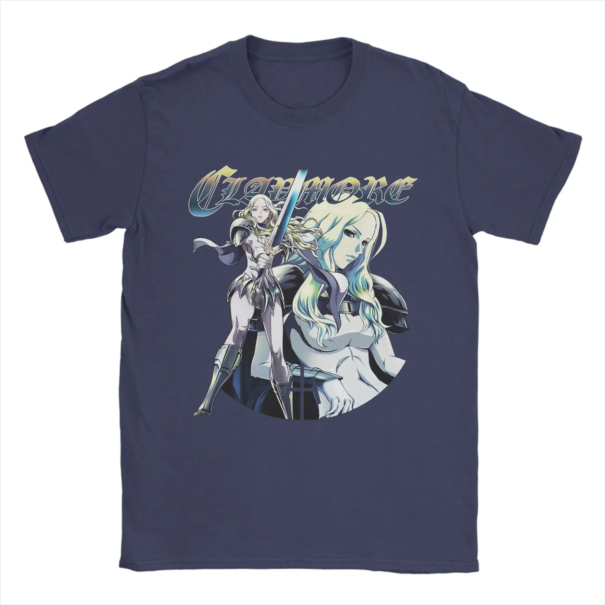 테레사 클레이모어 애니메이션 만화 티셔츠 남성 코튼 빈 - Anime Merchandise T-Shirts 리뷰 및 가격