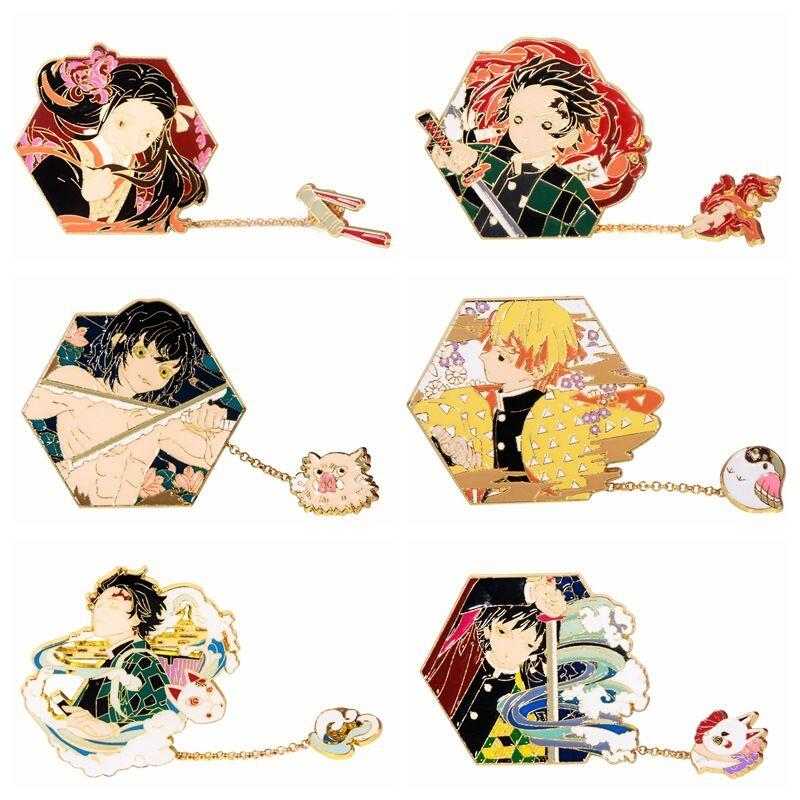 귀멸의 칼날 카마도 탄지로 상품 아가츠마 젠이츠 배지  - Anime Merchandise Sales 리뷰 및 가격