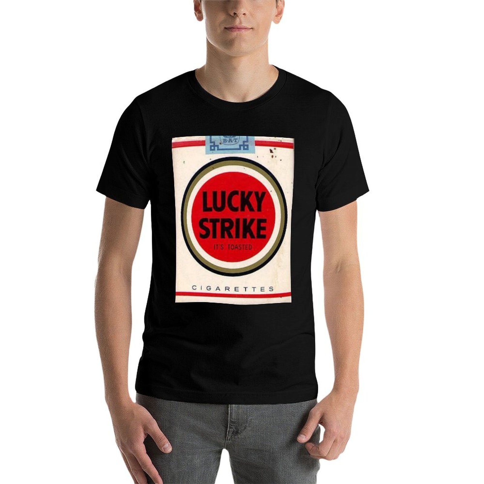 베스트 셀러 럭키 스트라이크 상품 티셔츠 남성 티셔츠  - Anime Merchandise T-Shirts 리뷰 및 가격