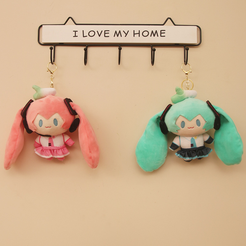 미쿠 하츠네 애니메이션 플러시 인형 열쇠고리 귀여운 봉 - Anime Merchandise Keychains 리뷰 및 가격