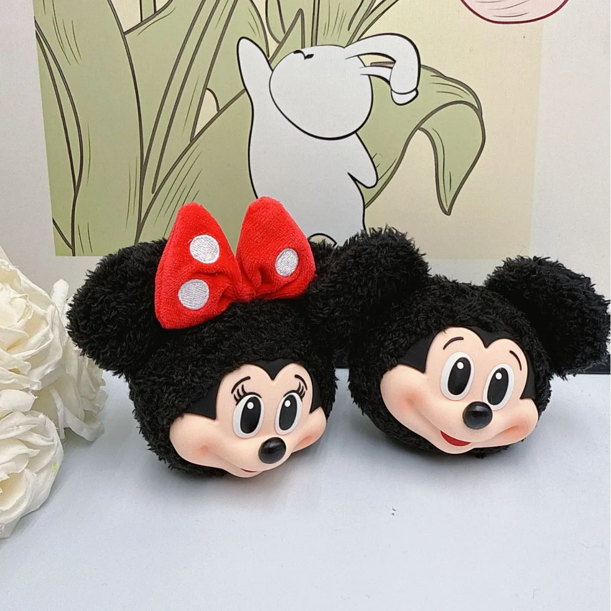 미키 미니 봉제 인형 키체인 귀여운 비닐 피규어 수집용 - Anime Merchandise Keychains 리뷰 및 가격