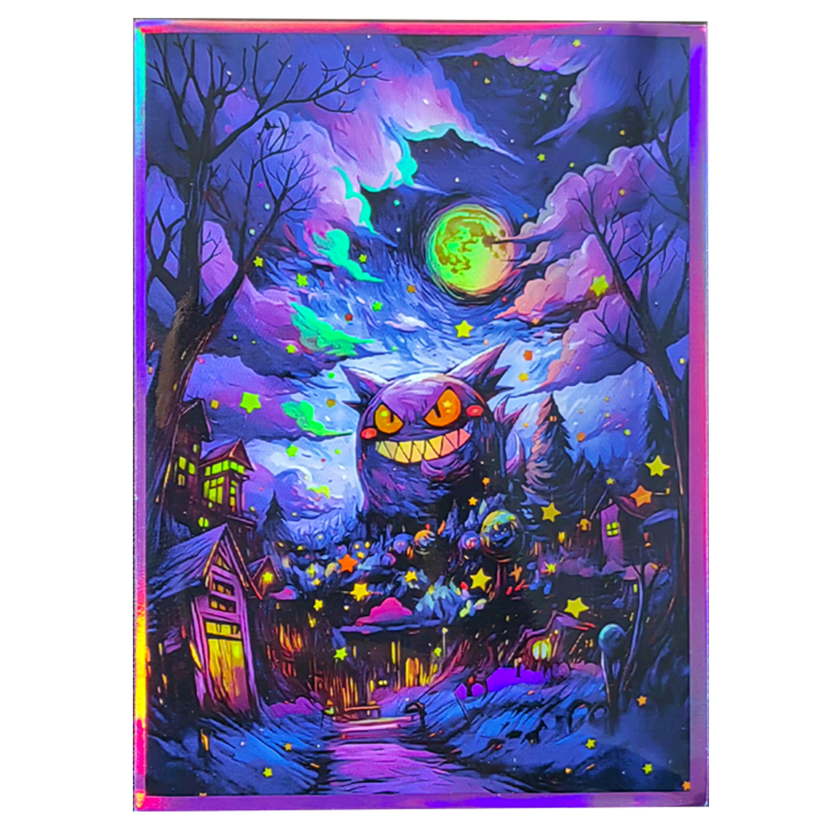 60PCS 66x91mm 포켓몬 겐가 홀로그램 카드 슬 - Collector Card Sleeve 리뷰 및 가격