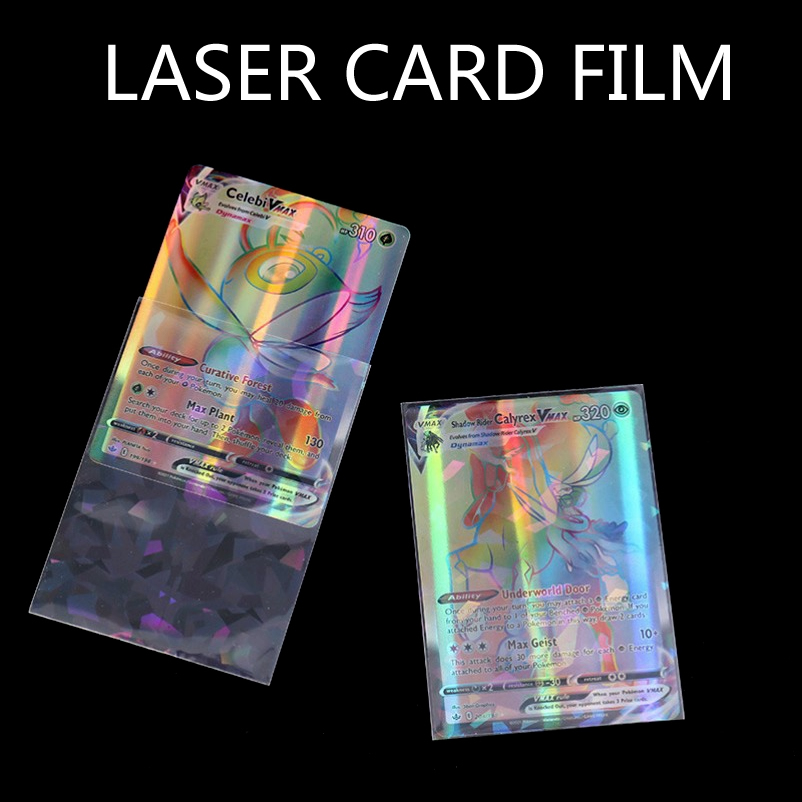 50pcs 소프트 트레이딩 레이저 카드 필름 슬리브 투 - Collector Card Sleeve 리뷰 및 가격