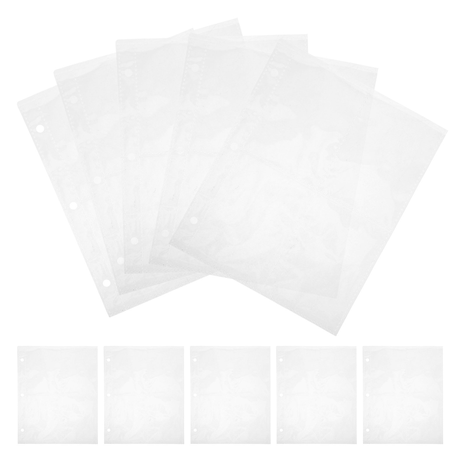 10Pcs 카드 바인더 리필 페이지 투명 플라스틱 슬리 - Collector Card Sleeve 리뷰 및 가격