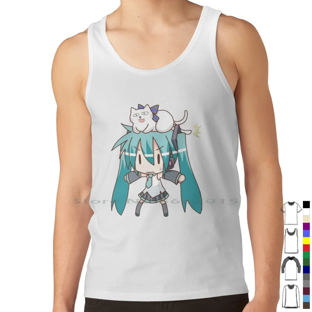 미쿠 100% 코튼 티셔츠, 카와이 만화 애니메이션 소 - Anime Merchandise Men 리뷰 및 가격